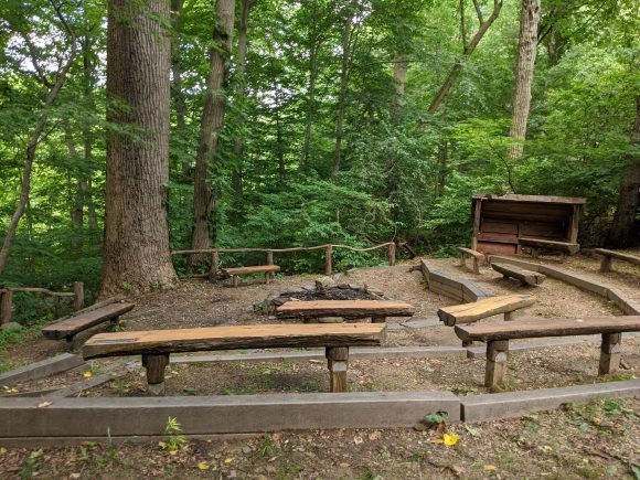 outdoor amphitheater at Pennypack in Philadelphia