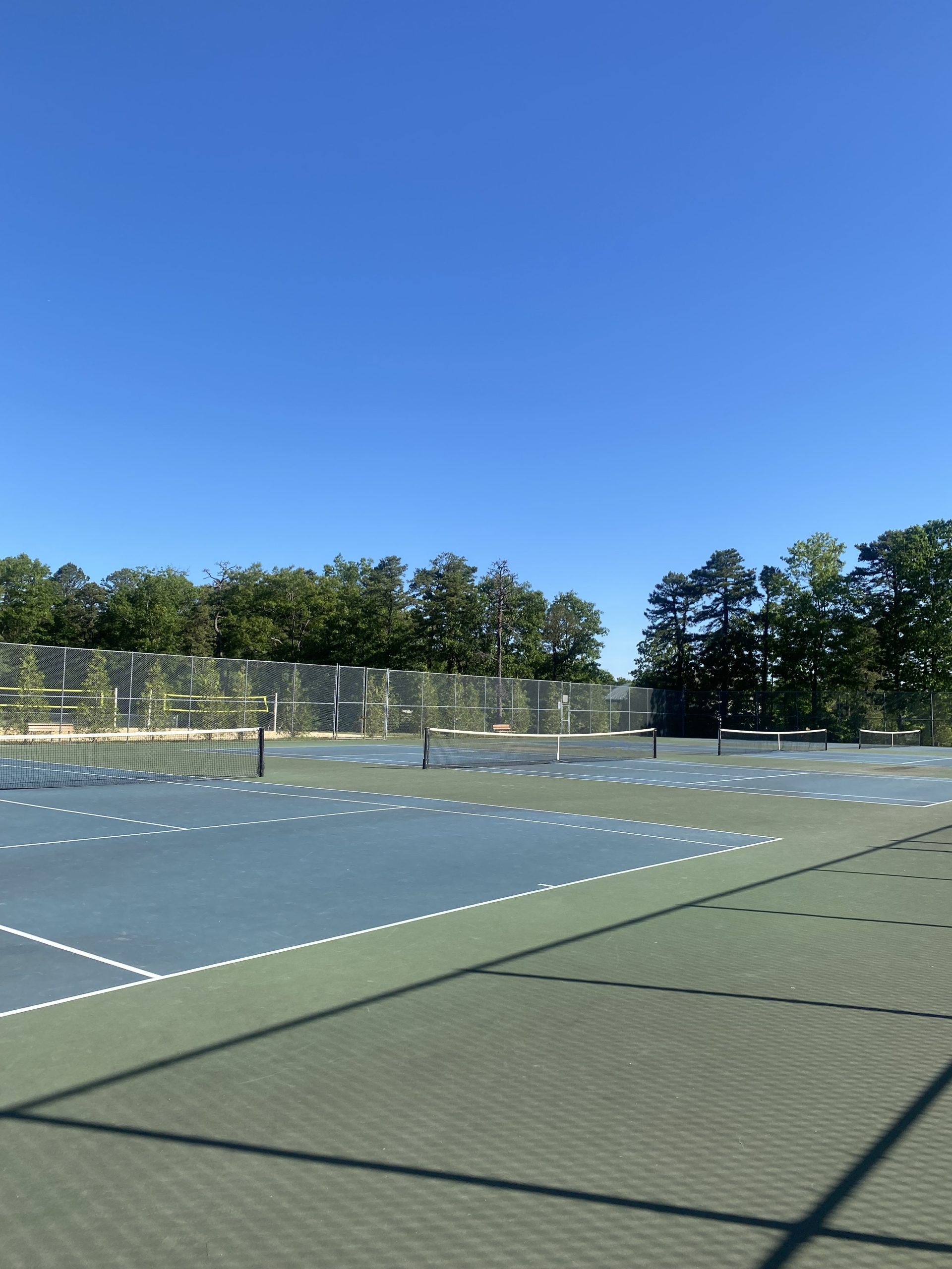Tennis Courts at Tony Canale Park in Egg Harbor Township New Jersey