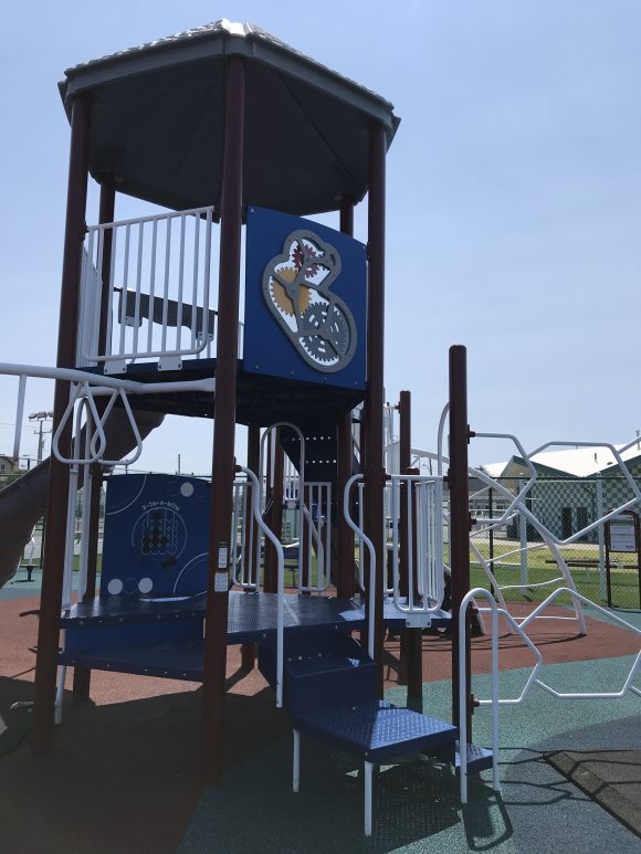 Fox Park Playground in Wildwood NJ playground tower vertical 1