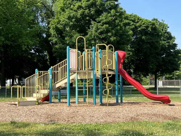 Horizontal picture Cunningham Park Playground older in Vineland NJ 