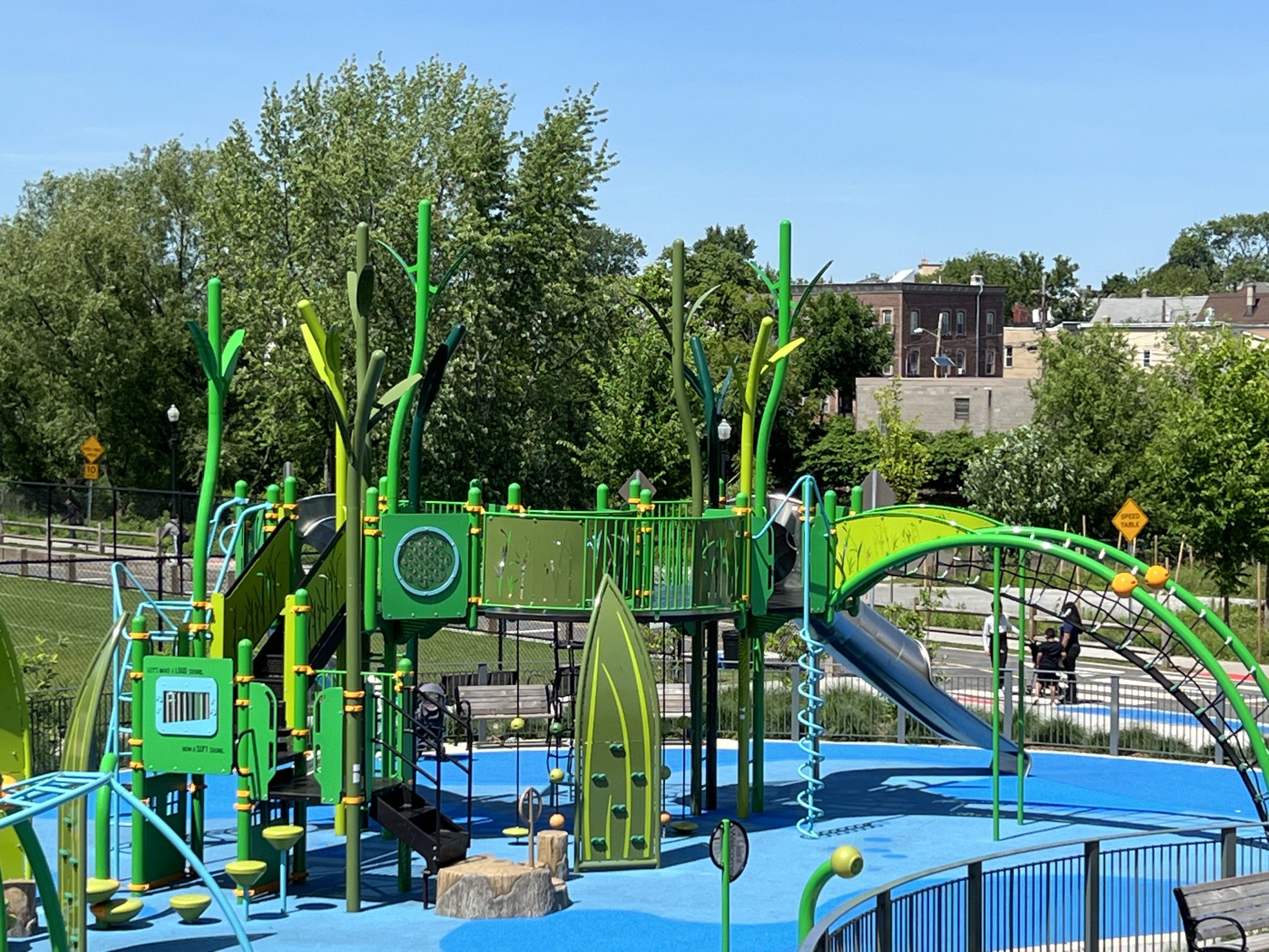 horizontal picture Dundee Island Park Playground in Passaic New Jersey