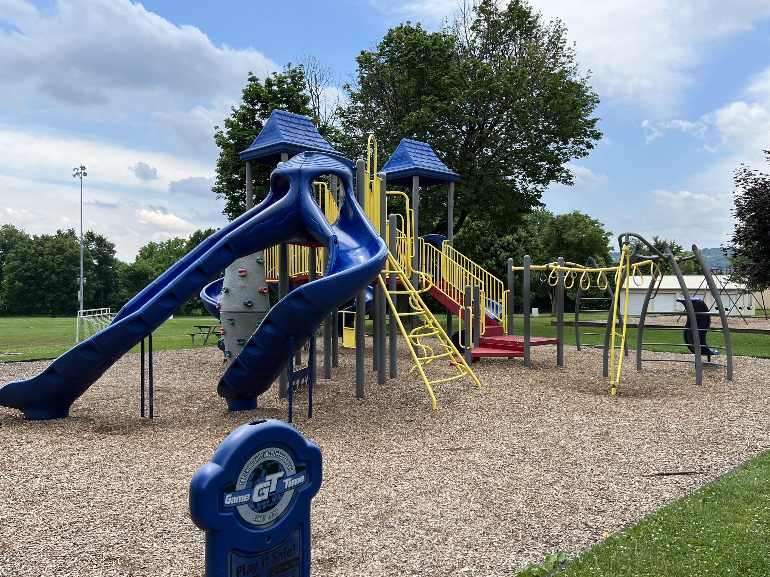 Horizontal picture of older kids playground at Walter's Park Playground in Phillipsburg NJ