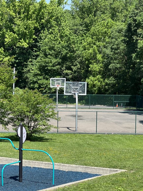 Basketball court near Jake's Place playground in Cherry Hill