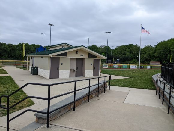 Indoor restrooms at Jake's Place Playground in Delran New Jersey