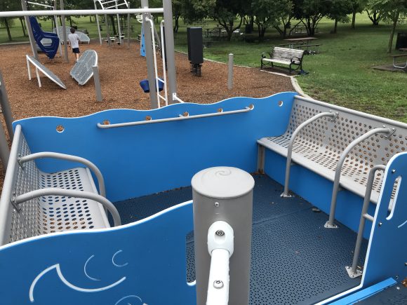 Liberty State Park Newer Playground in Jersey City NJ wheelchair accessible cruiser