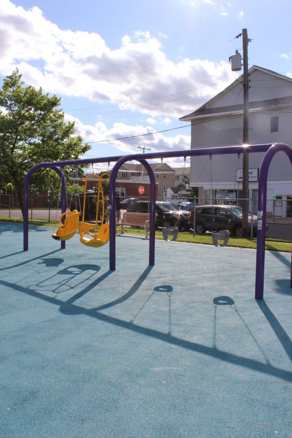 Ocean City 8th Street Playground in Ocean City NJ accessible and baby swings