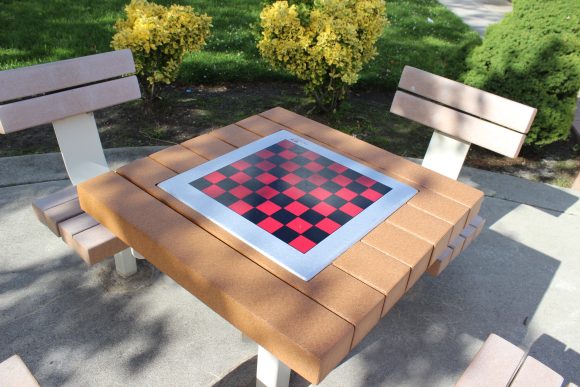 Ocean City 8th Street Playground in Ocean City NJ checkerboard table top