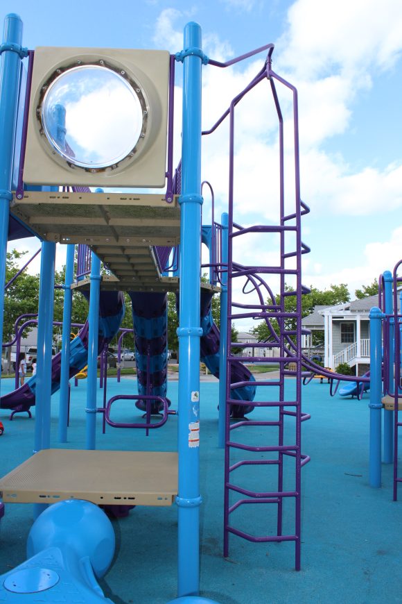 Ocean City 8th Street Playground in Ocean City NJ climbing ladders