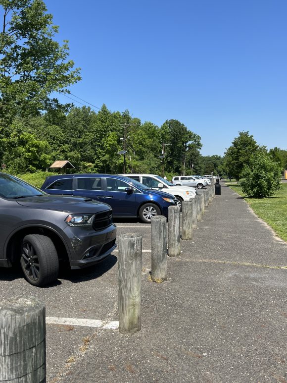 parking at Jake's Place and Adler Memorial Park at Challenge Grove park in Cherry Hill