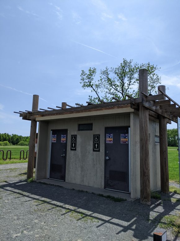 Restrooms at Rosedale Park in Pennington New Jersey
