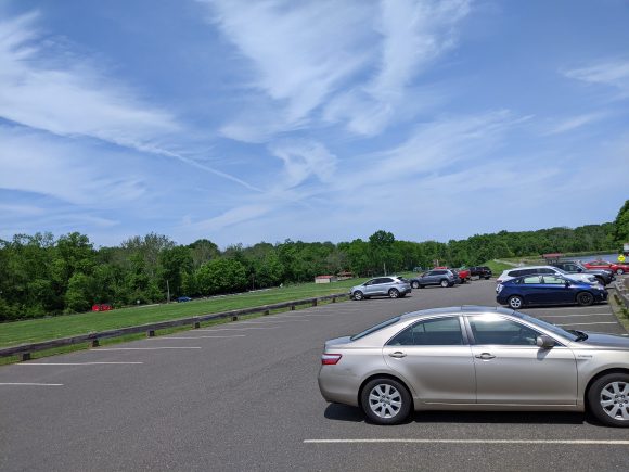 parking lot to Rosedale Park in Pennington NJ