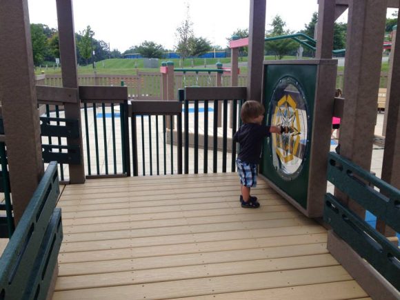 Sensory Play Area at Turkey Brook Park in Mount Olive Township NJ