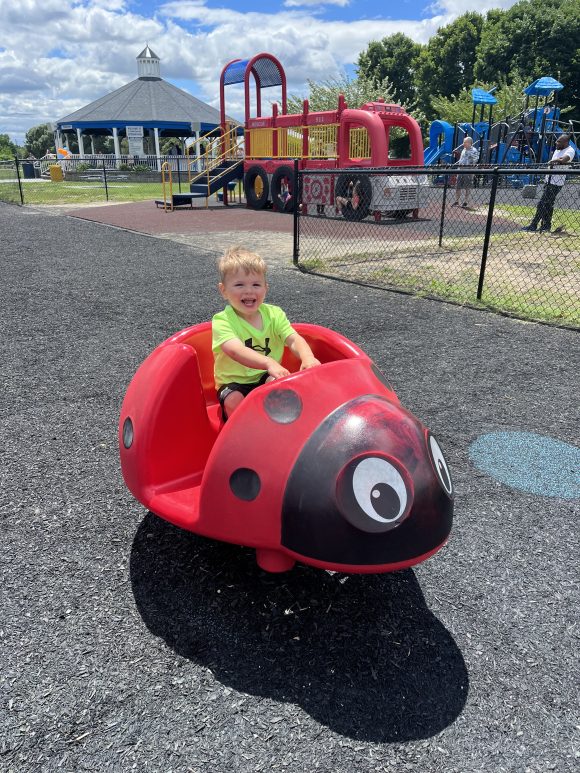 Veterans Memorial Park Playground in Clementon NJ CJ ladybug