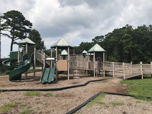 Wheelchair accessible ramp at Tony Canale Park in Egg Harbor Township, NJ.