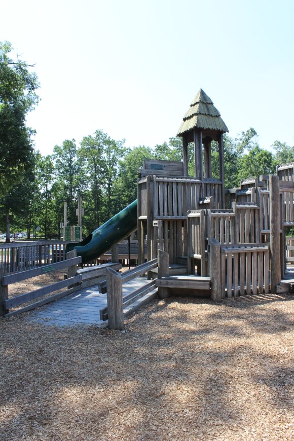 ACCESSIBLE Ramp at Jackson Jungle Play Park Playground in Jackson NJ