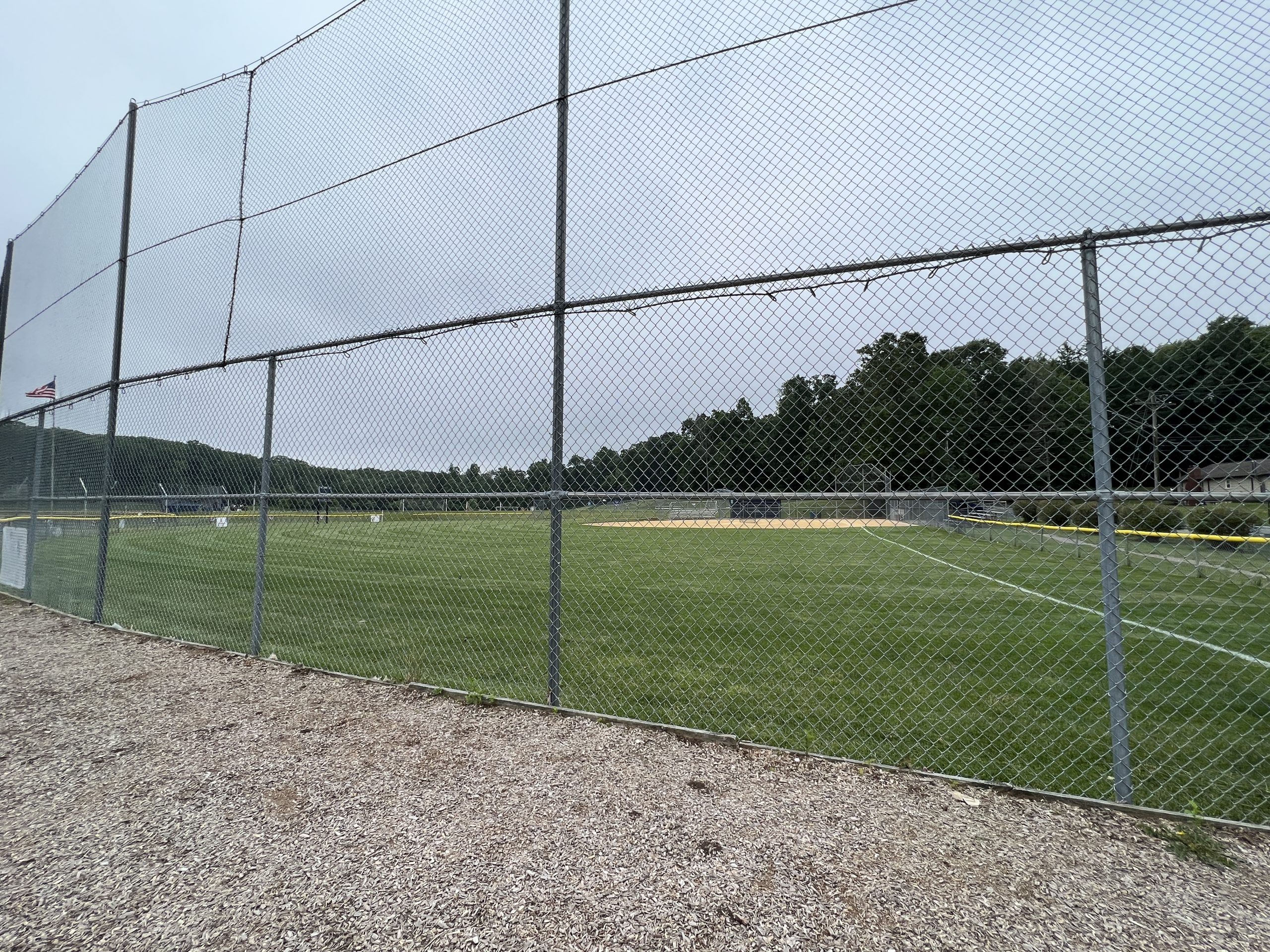 Baseball field at C O Johnson Park in Byram Township NJ