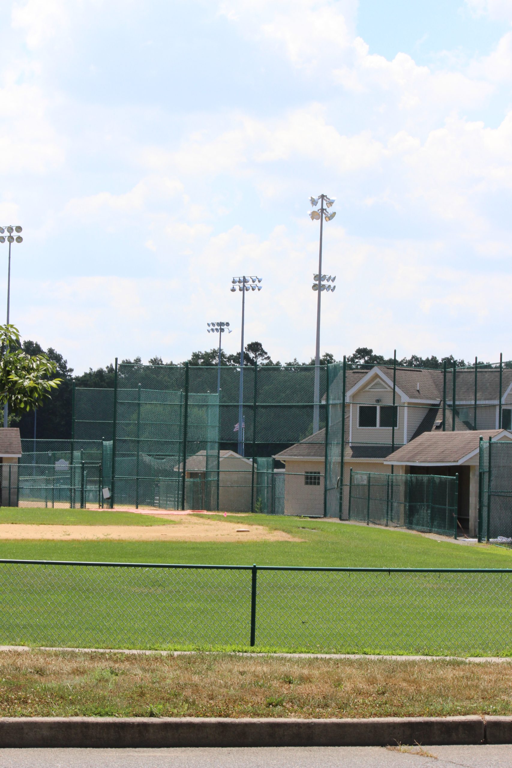 Baseball field at Jackson Jungle Play Park Playground in Jackson NJ