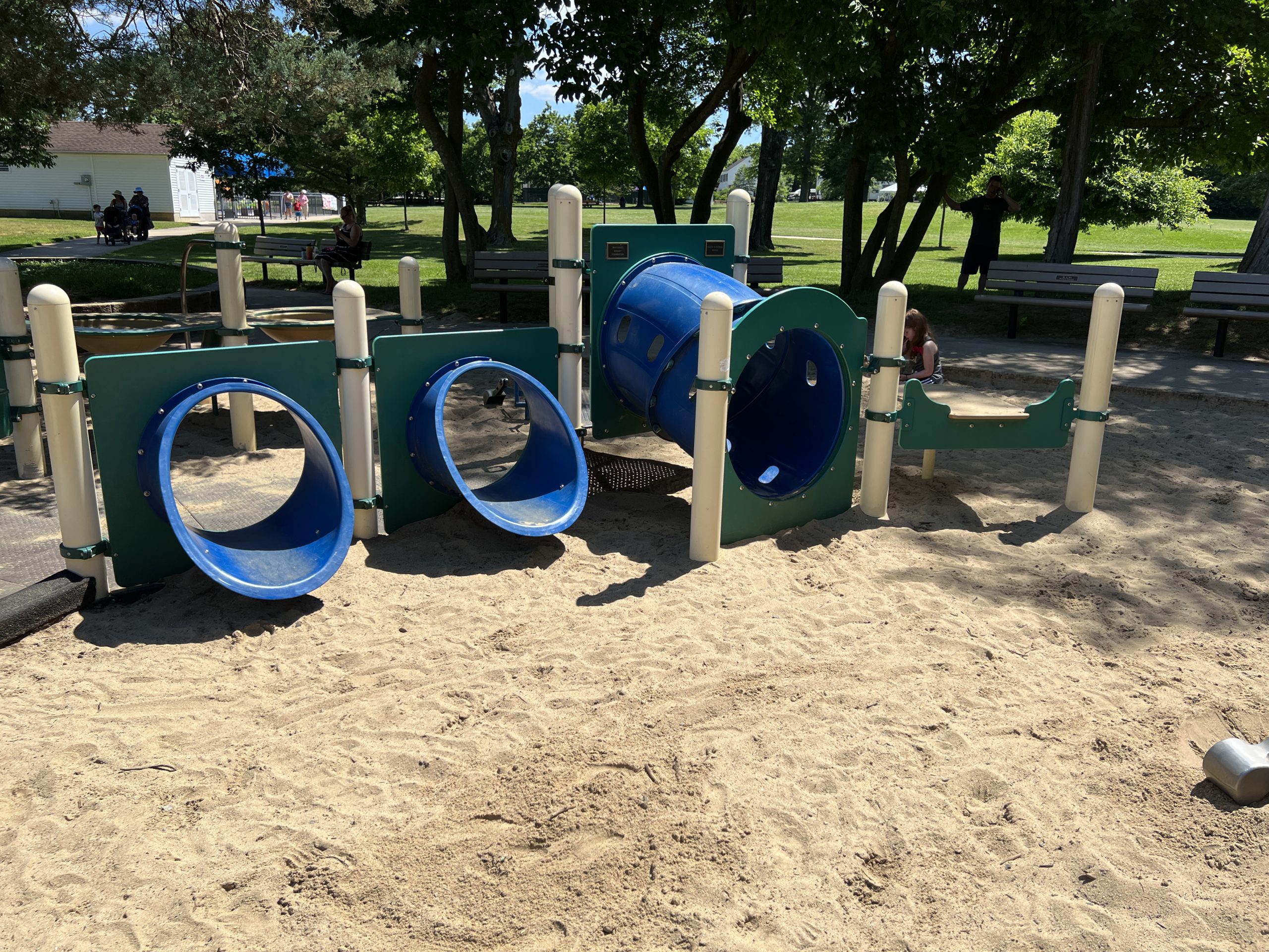 Challenger Place Park Playground in Colts Neck NJ sand box 1