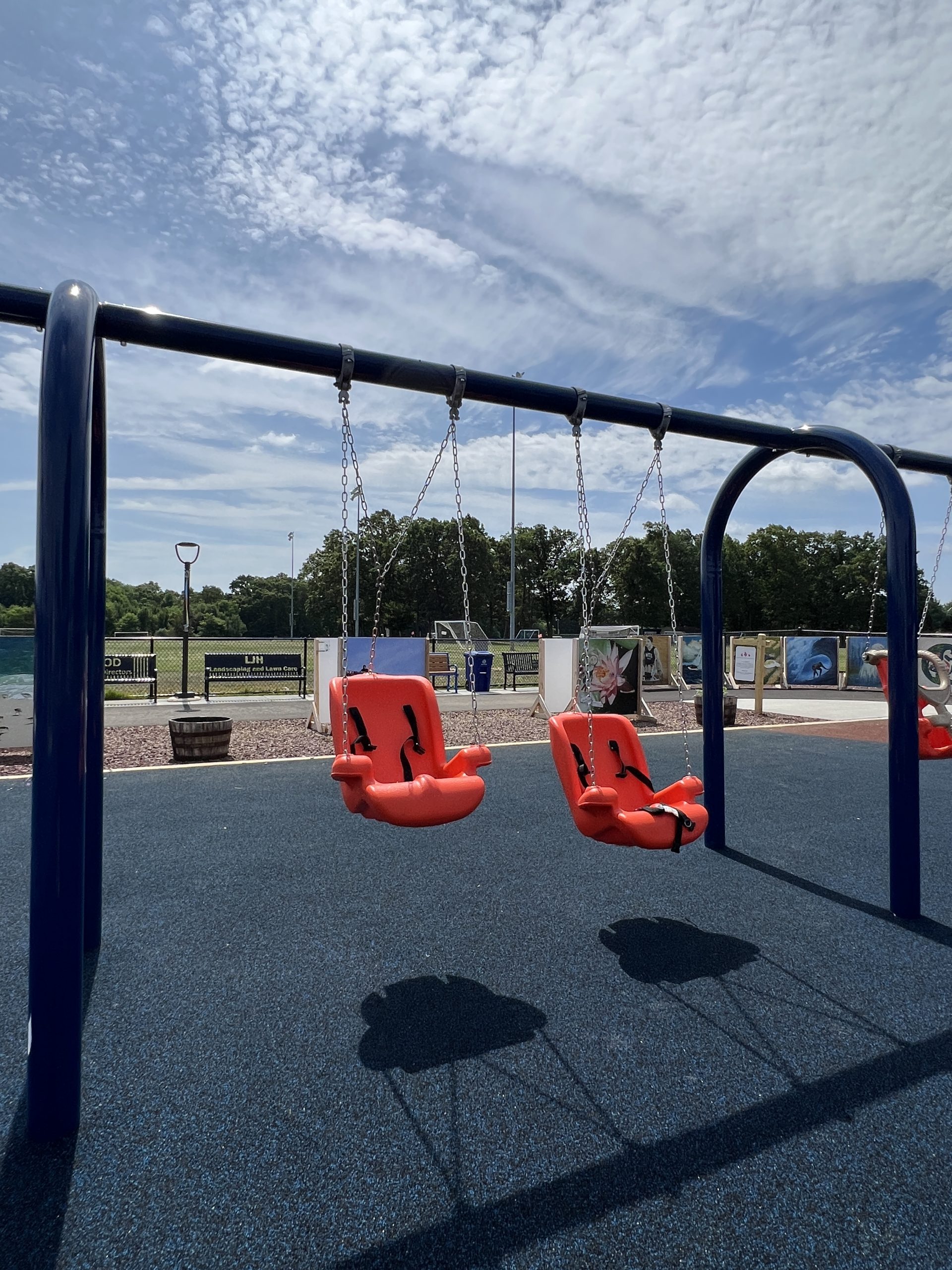 Field of Dreams Playground in Toms River NJ accessible bucket swings 1