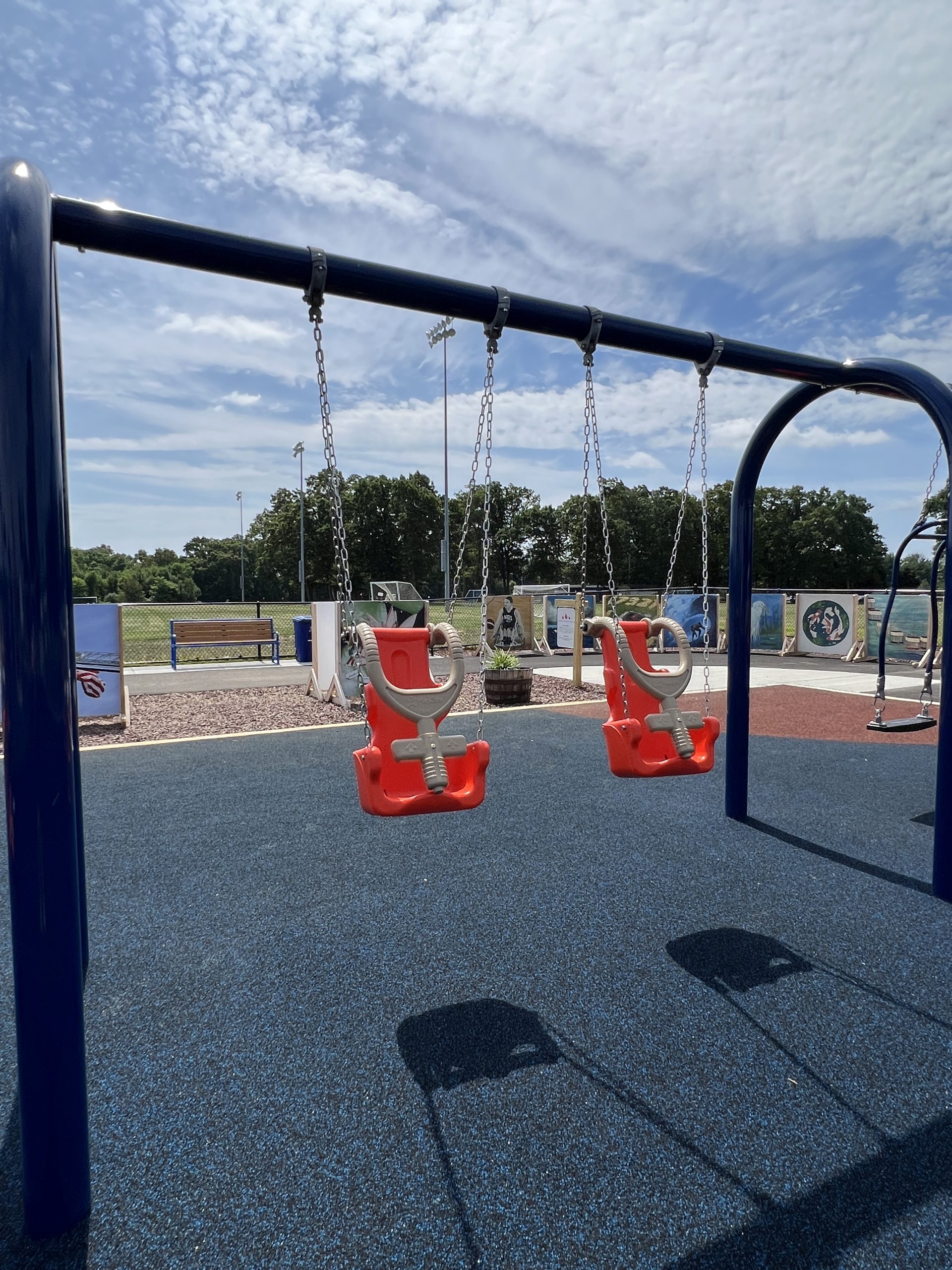 Field of Dreams Playground in Toms River NJ accessible swings 1