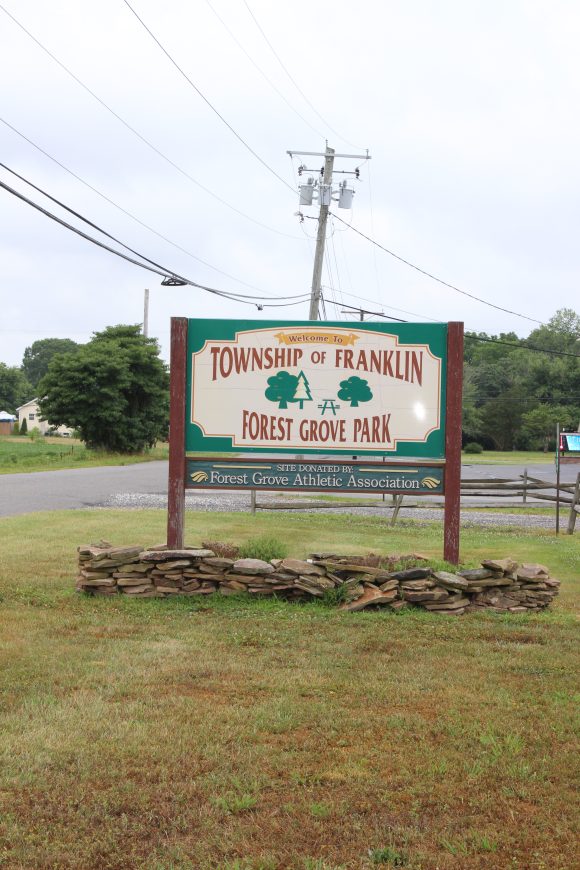 Forest Grove Park in Vineland NJ entrance sign