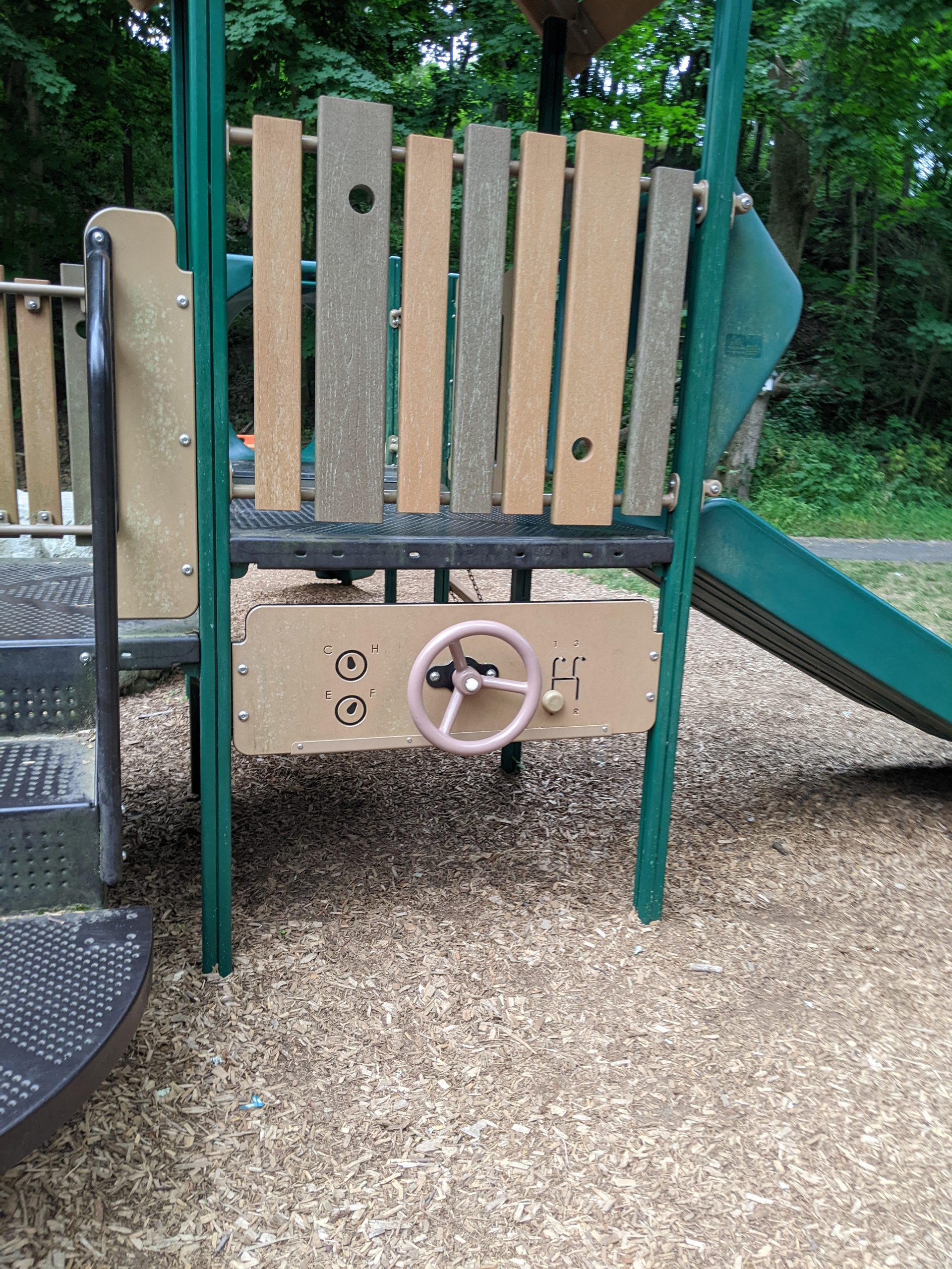 Frenchtown Boro Park Playground in Frenchtown, NJ Accessible SteeringWheel