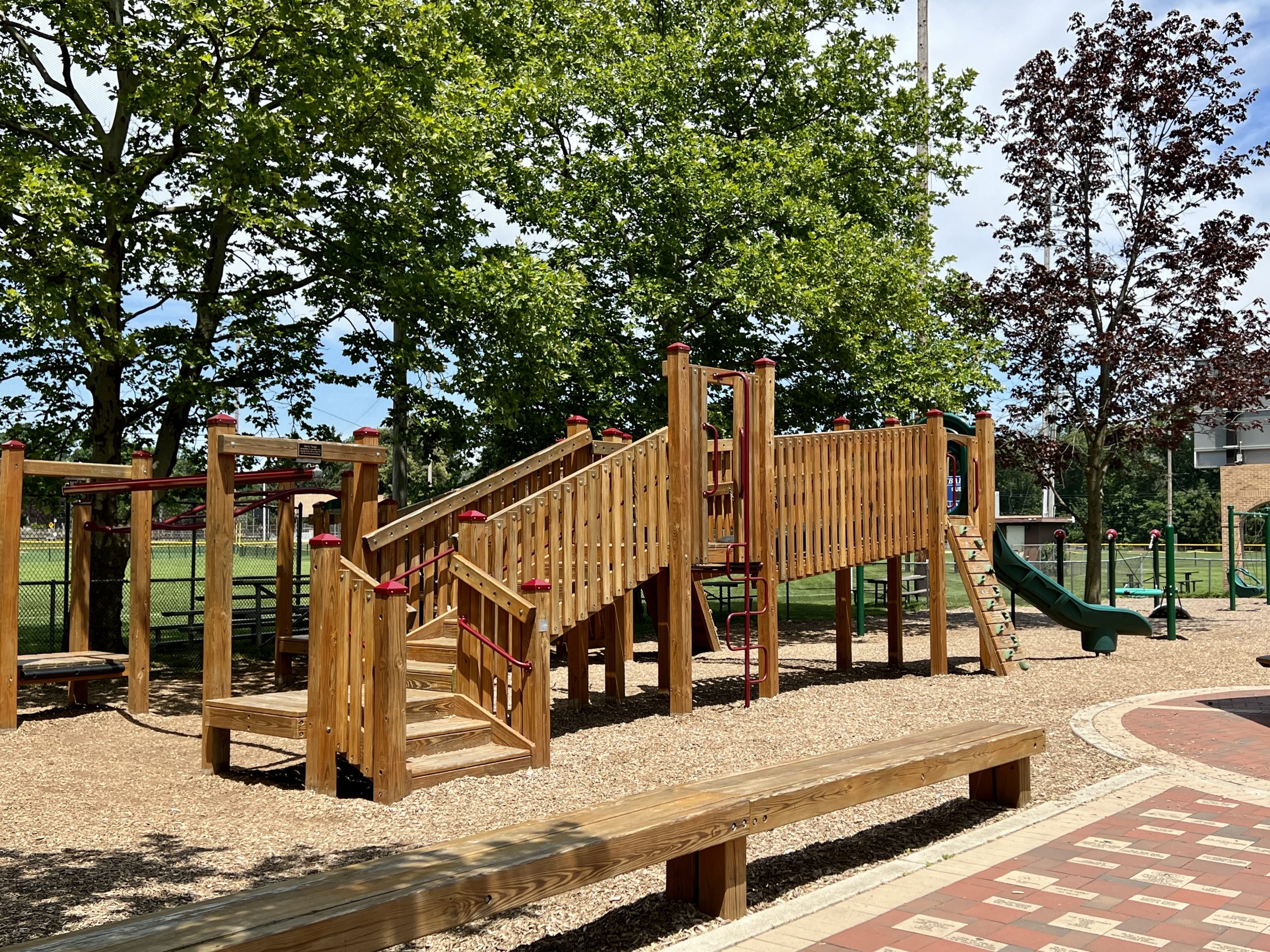 Gardner Field Playground in Denville NJ Horizontal picture of left side 2