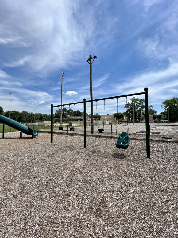 Gardner Field Playground in Denville NJ baby swings and accessible swing