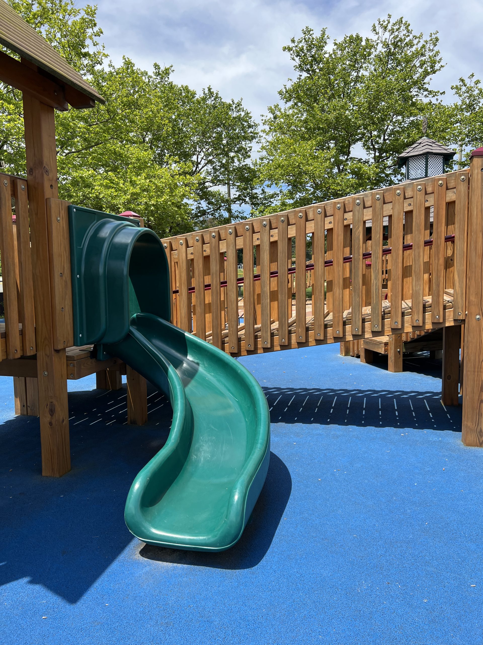 Gardner Field Playground in Denville NJ curvy slide