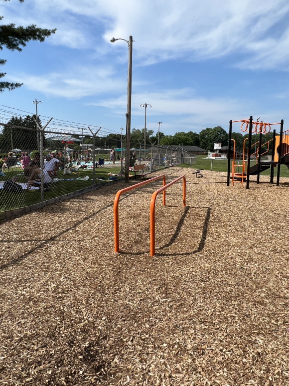 Hackettstown Community Park Playground in Hackettstown NJ horizontal bars