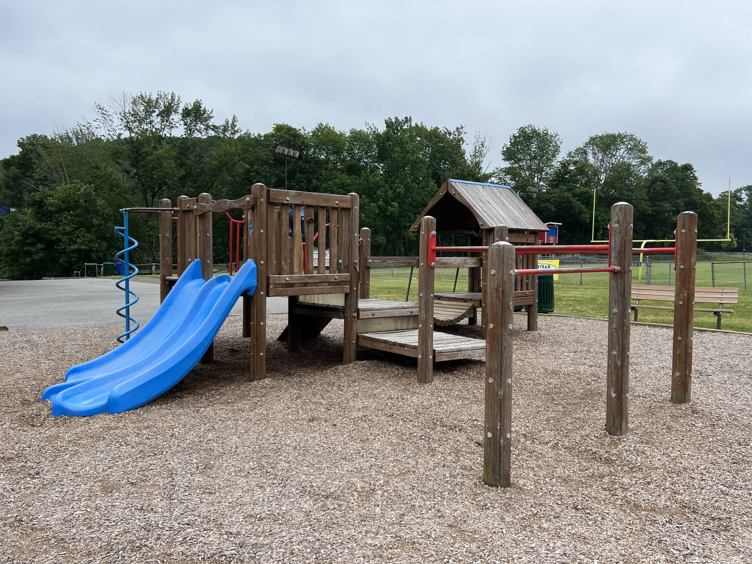Horizontal picture of preschooler playground at C O Johnson Park Playground in Byram Township NJ 1