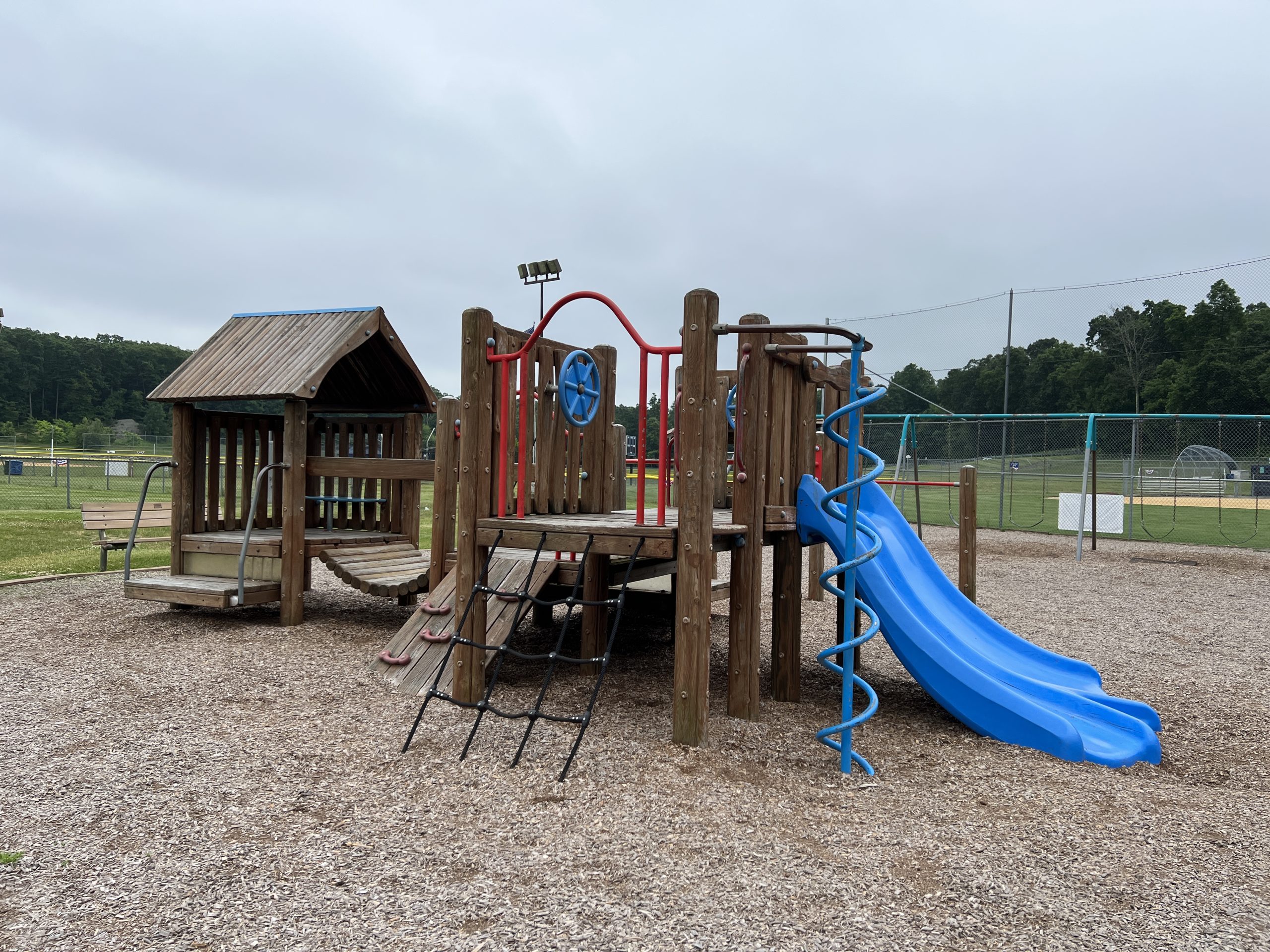 Horizontal picture of preschooler playground at C O Johnson Park Playground in Byram Township NJ 2