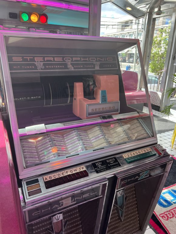 Juke Box at The Pink Cadillac Diner in Wildwood New Jersey