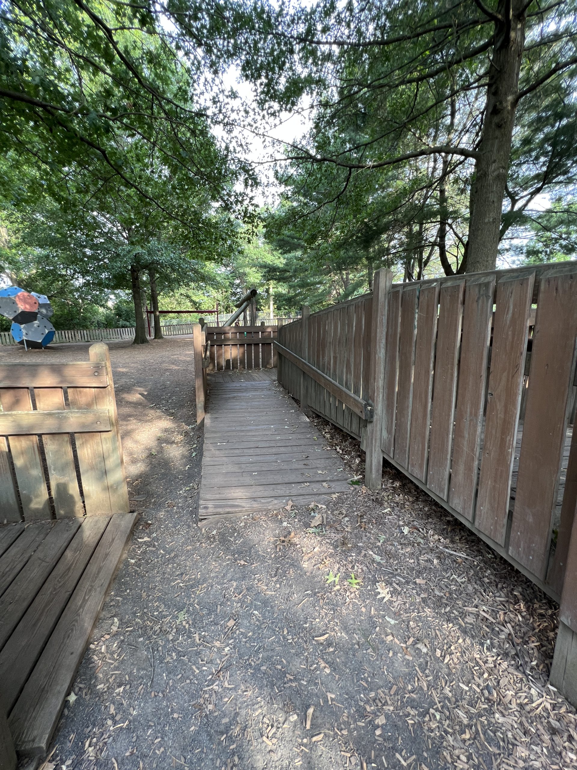 Kid Street Playground Wooden Ship in Bridgewater NJ ramp 1