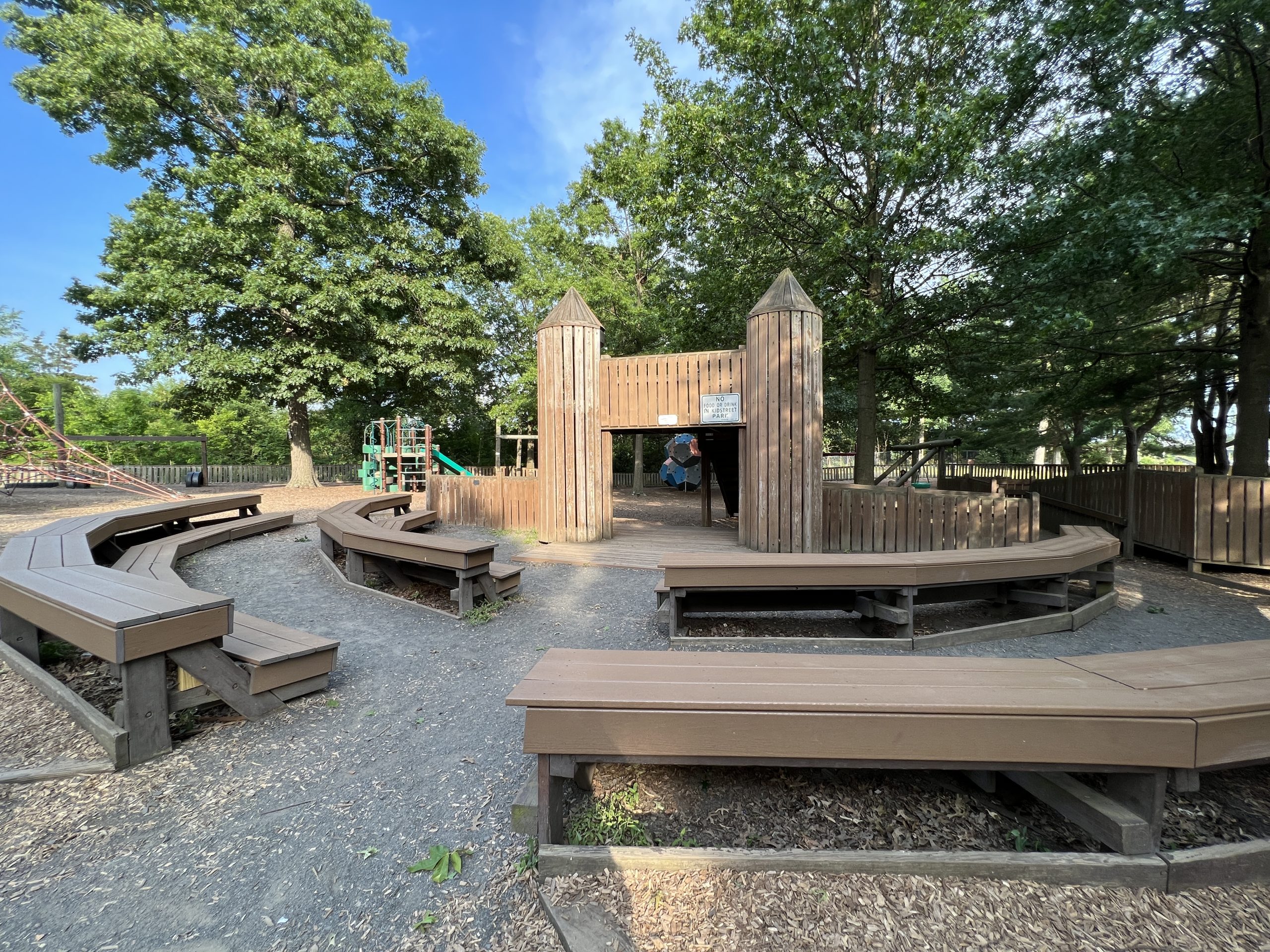 Kid Street Playground in Bridgewater NJ amphitheater horizontal