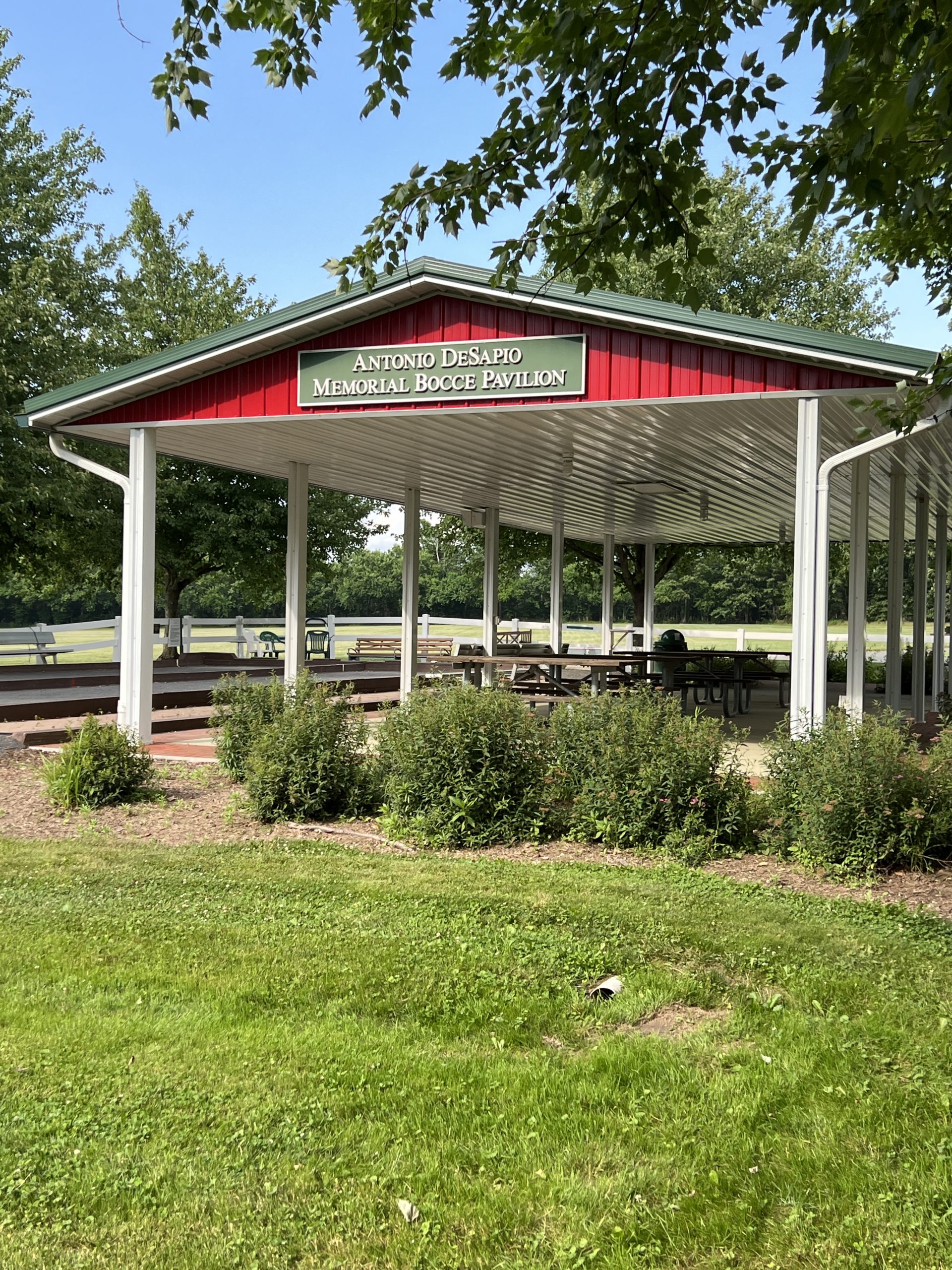 Kingwood Township Park in Frenchtown NJ Pavilion