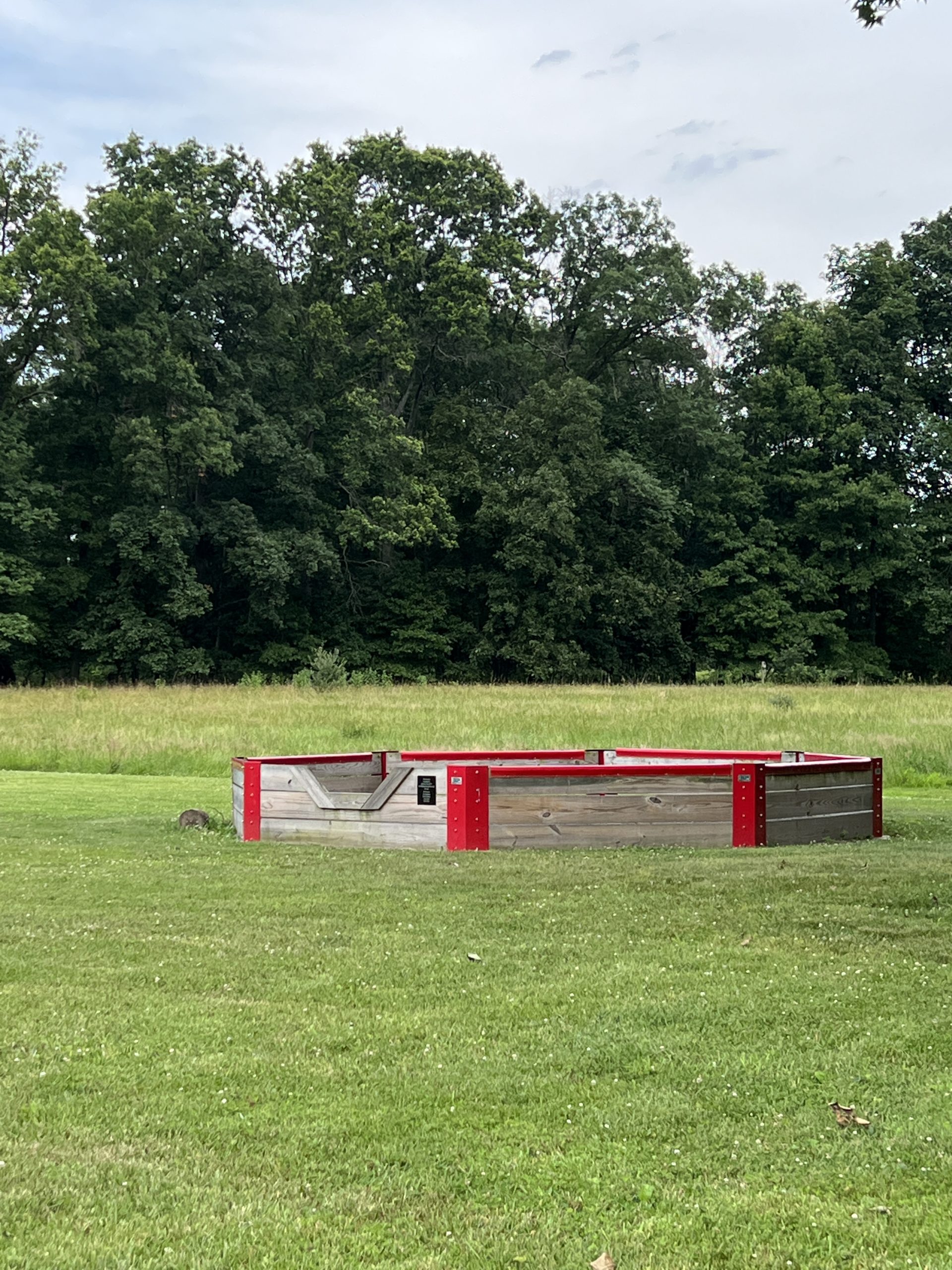 Kingwood Township Park in Frenchtown NJ gaga ball pit