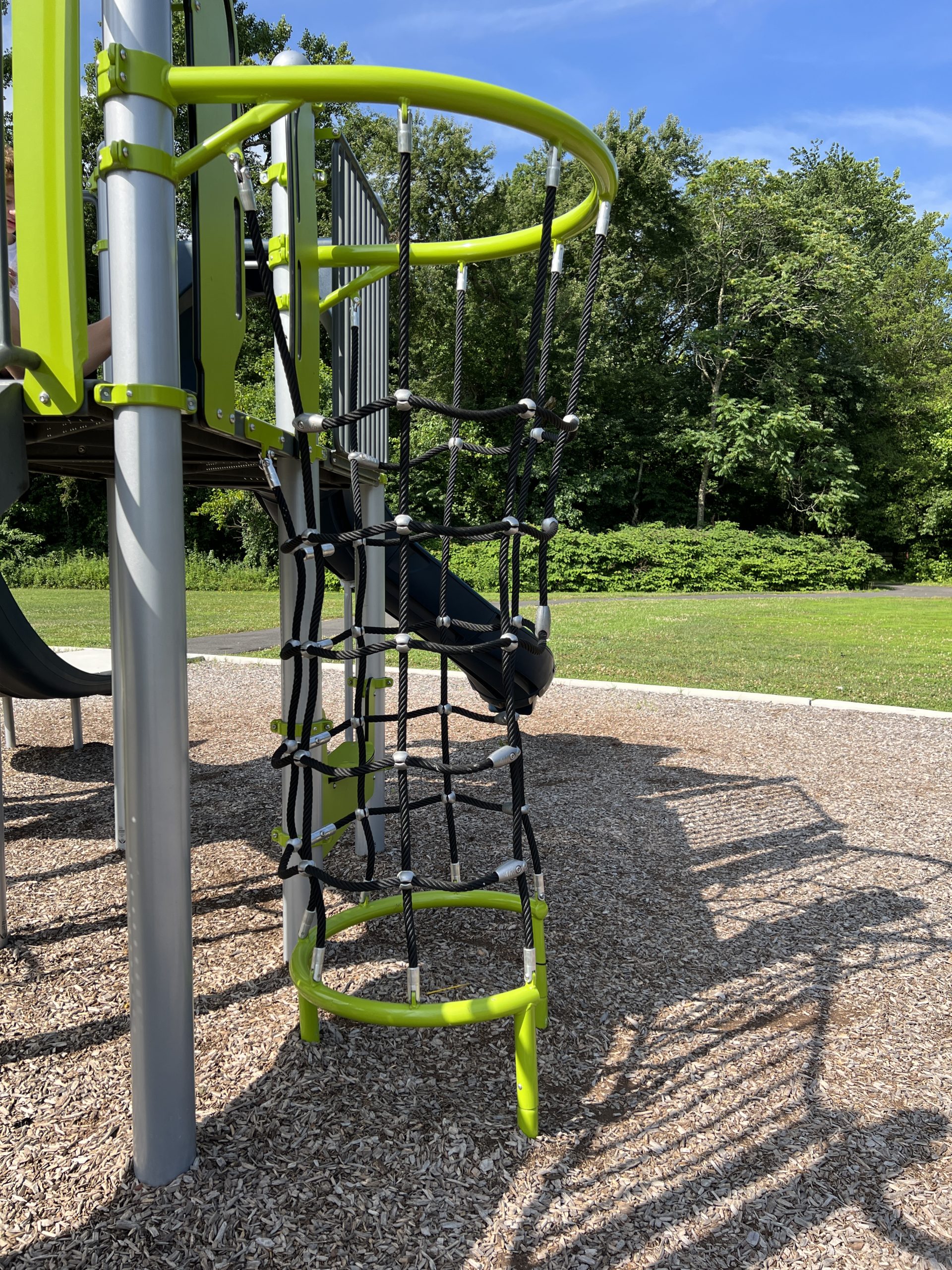Larger Playground at Berlin Park Playgrounds in Berlin New Jersey rope tube ladder 1
