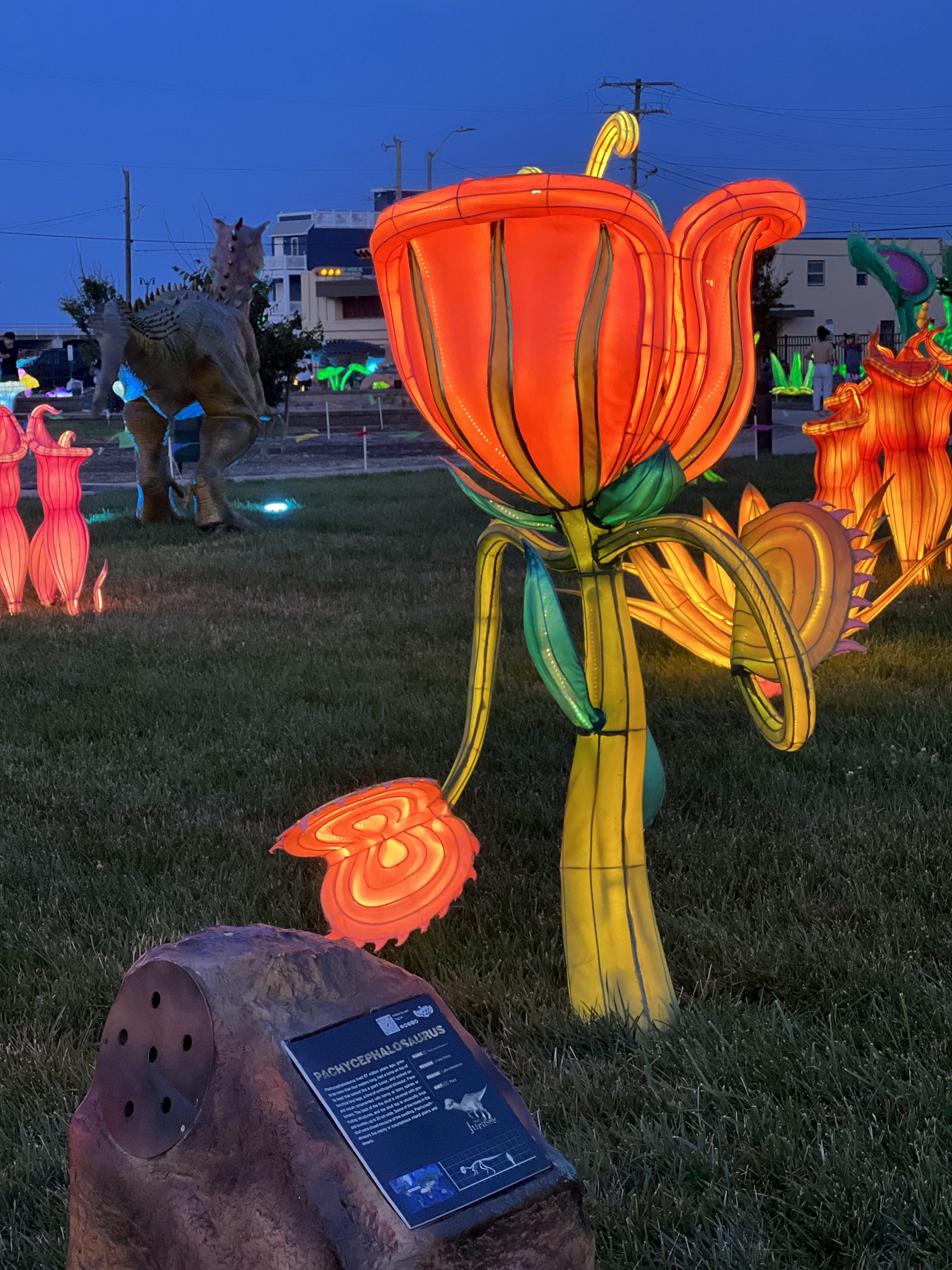 LuminoCity Dino Safari in Atlantic City NJ flower 4