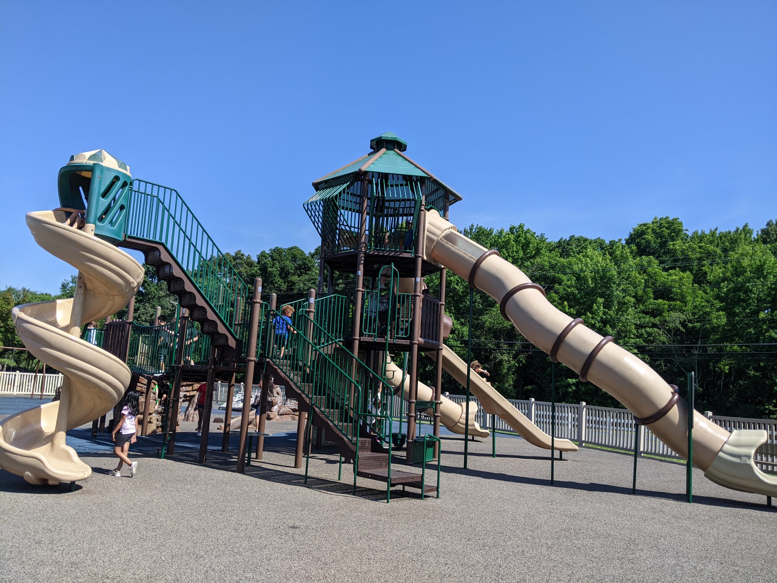 Memorial Park Playground in Marlton NJ Marlton Playground Horizontal Older Kids Section