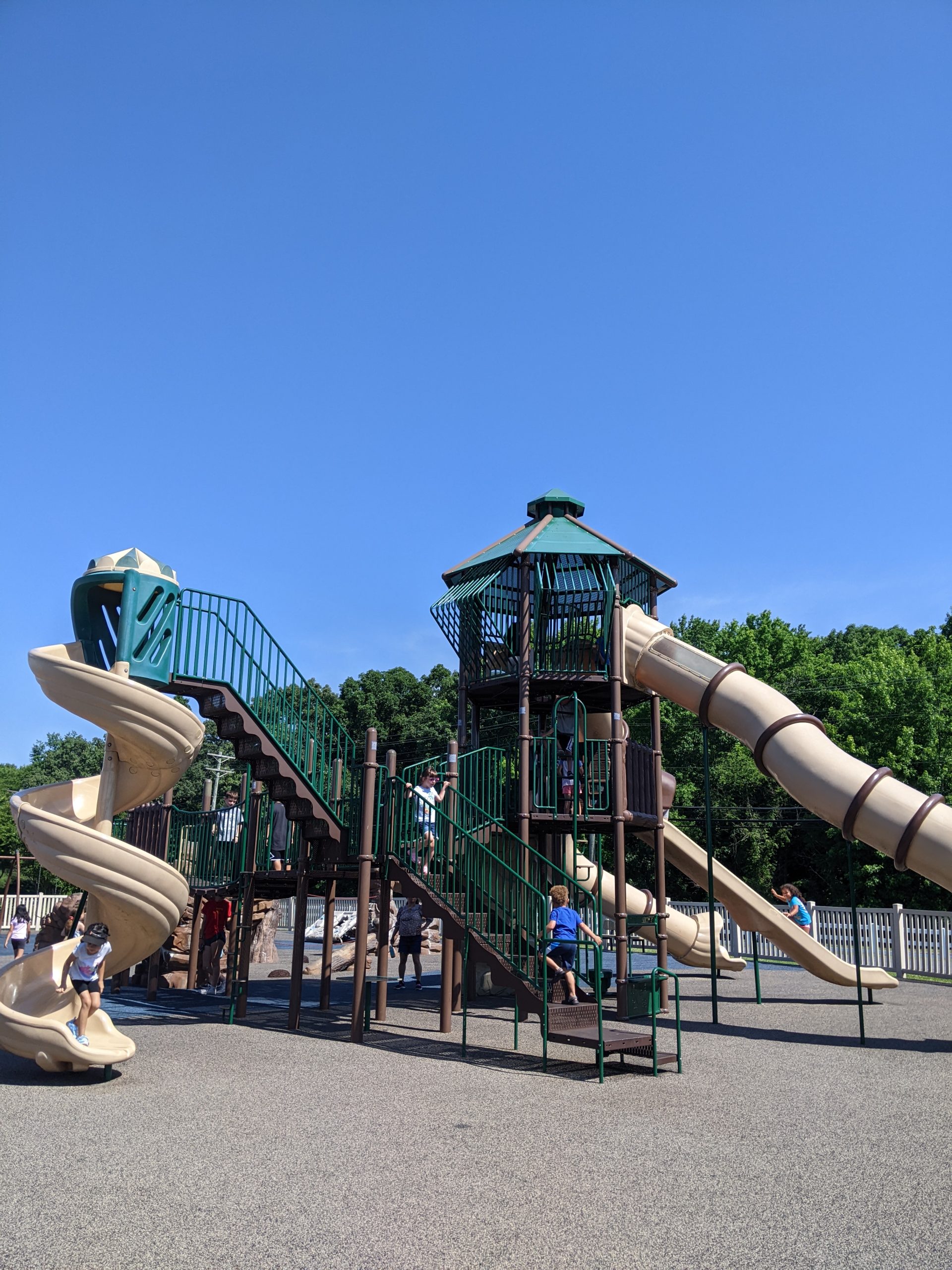Memorial Park Playground in Marlton NJ Vertical Older Kids Section Marlton Playground