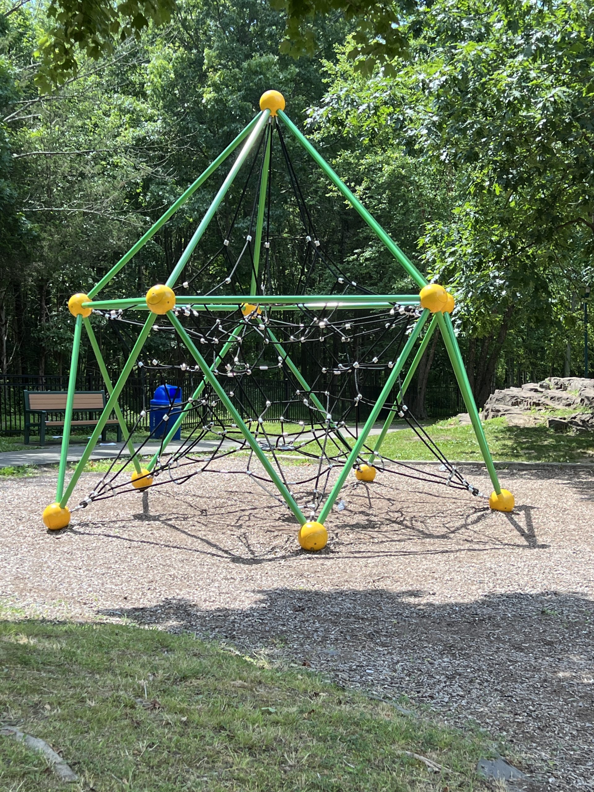 Montville Community Playground in Montville NJ Climbing web