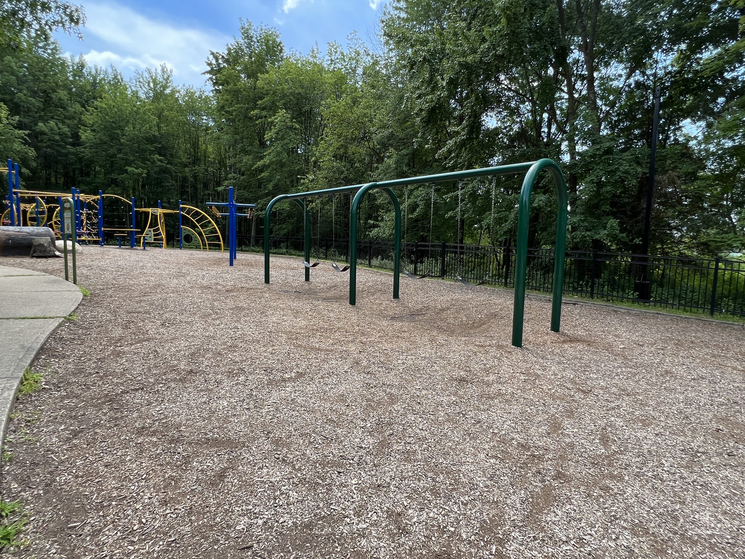 Montville Community Playground in Montville NJ SWINGS traditional USE