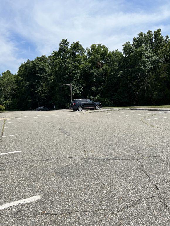 Parking Lot at Montville Community Playground in Montville NJ