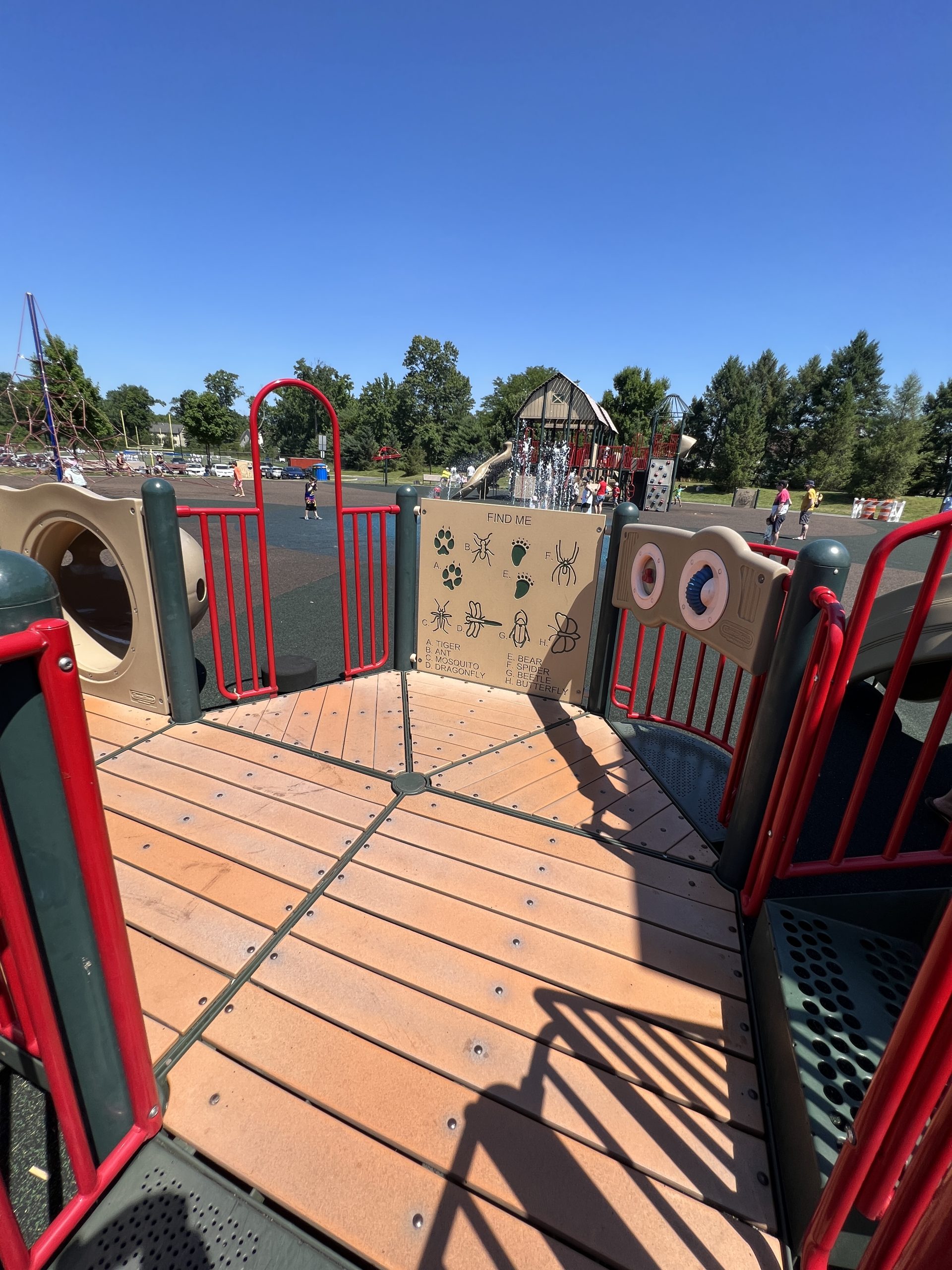 Ponderosa Farm Park Playground general store in Scotch Plains NJ wheelchair accessible sensory play areas
