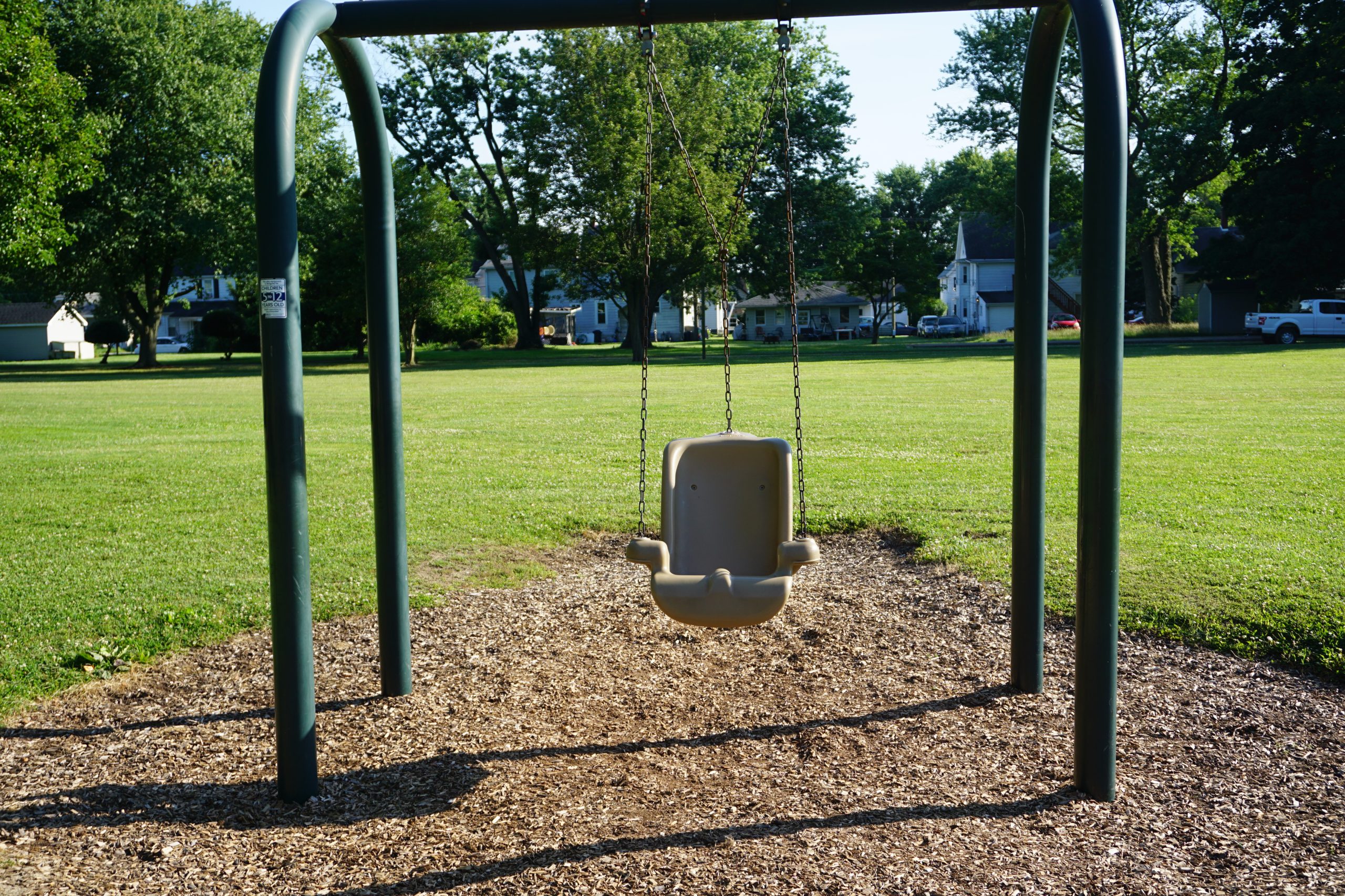 Riverview Beach Park Playground in Pennsville NJ accessible swing