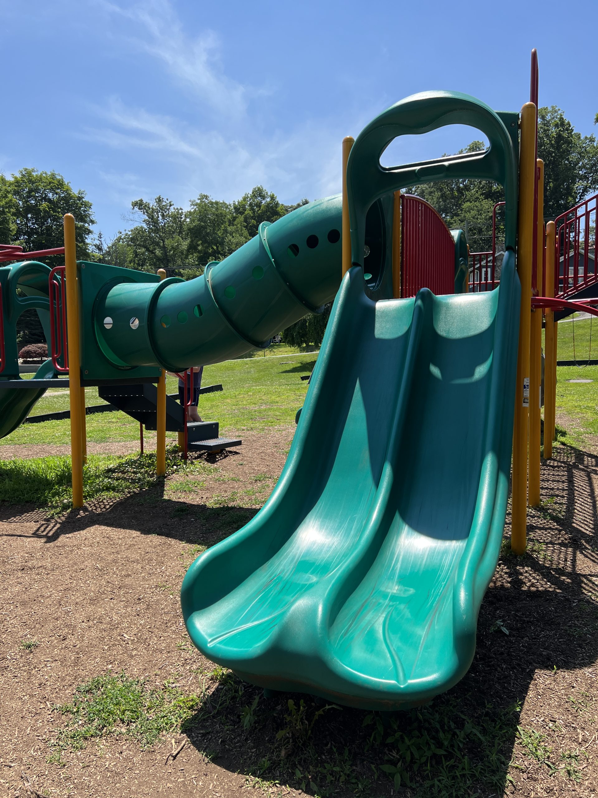 SLIDE side by side at Modick Park Playground in Hopatcong NJ
