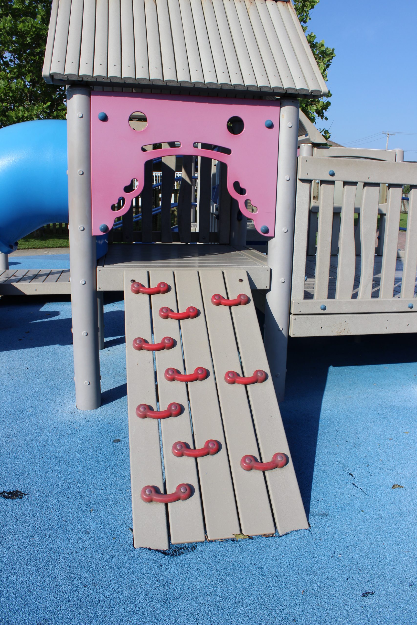 Sandcastle Park Playground in Ocean City NJ climbing wall 1