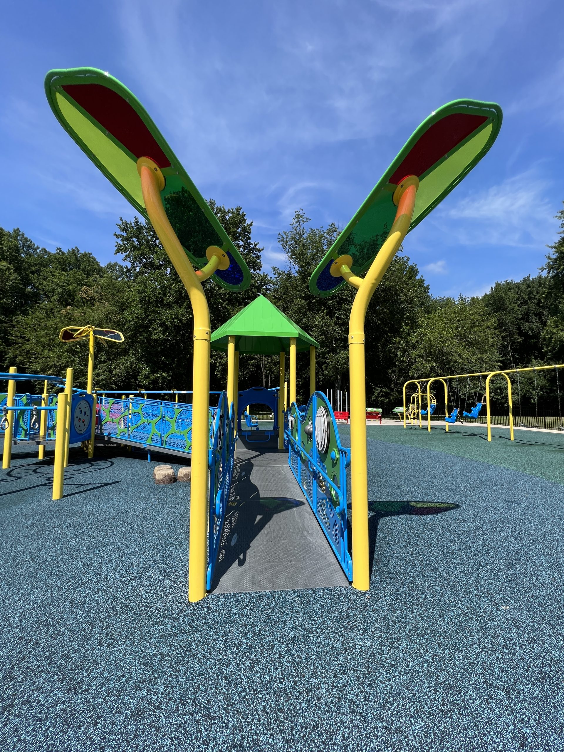 Shai Shacknai Memorial Park Playground in Wayne NJ ACCESSIBLE ramp 1