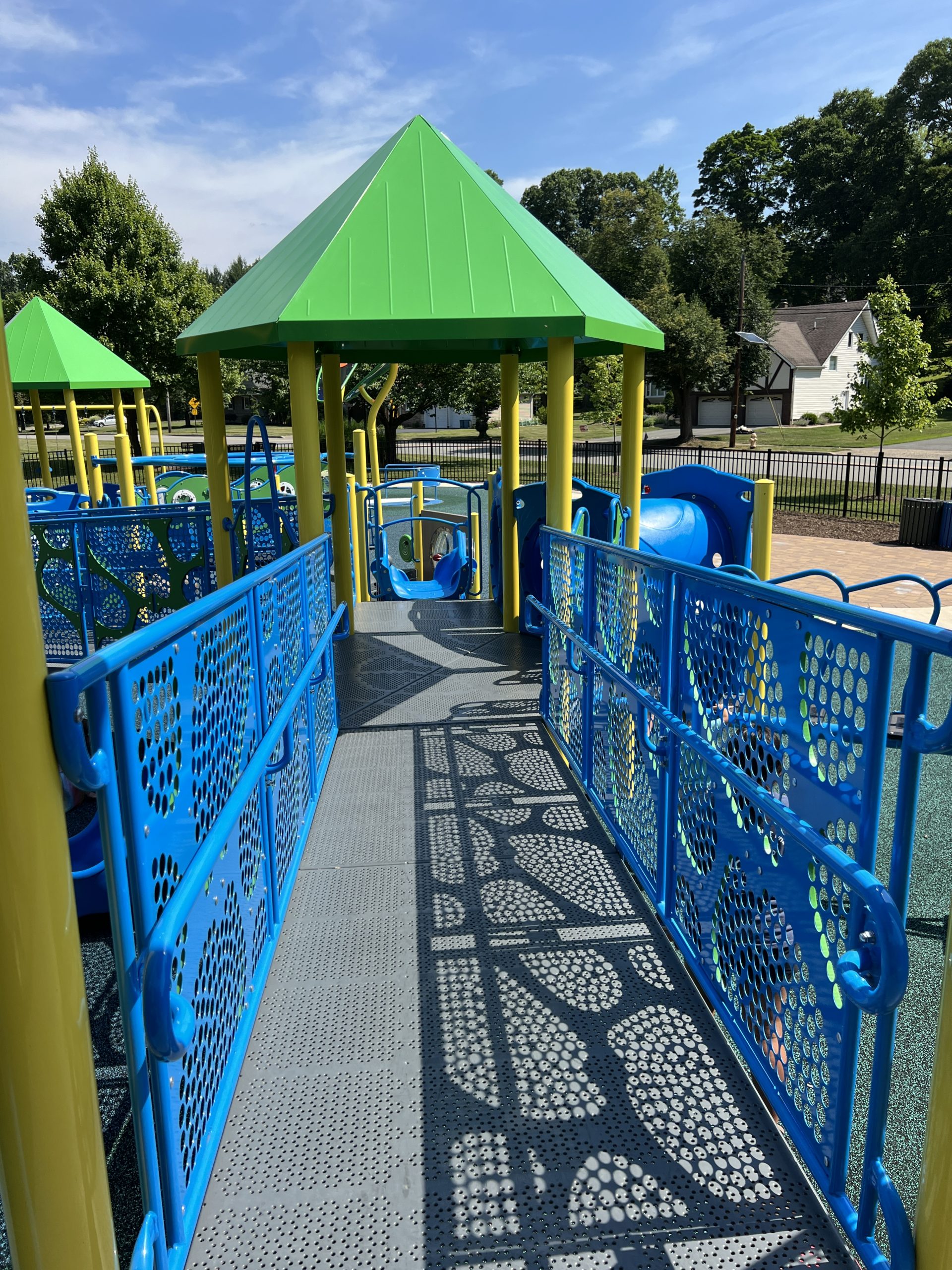 Shai Shacknai Memorial Park Playground in Wayne NJ ACCESSIBLE wide platform 2
